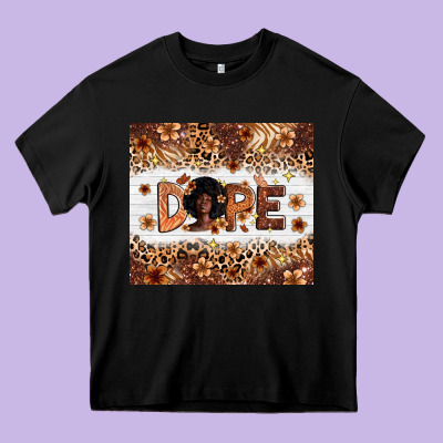 Dope Melanin Heavy Core Tee Designed By Zillion Design Studio