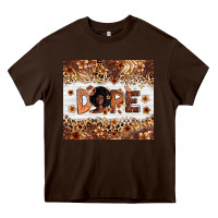 Chocolate Brown Dope Melanin Heavy Core Tee - Zillion Design Studio