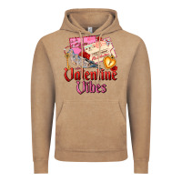 Vintage Coffee valentine vibes Vintage Hoodie - AdoDesignShop