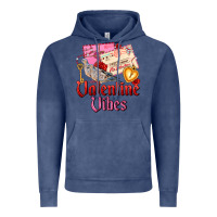 Vintage Denim valentine vibes Vintage Hoodie - AdoDesignShop