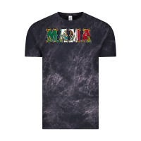Cloud Black mexican flag mama Vintage Tee - Jasminsmagicworld