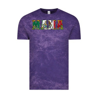 Cloud Purple mexican flag mama Vintage Tee - Jasminsmagicworld