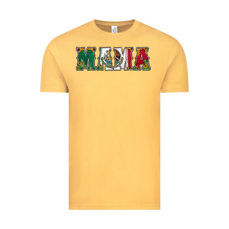 Mexican Flag Mama Vintage Tee by Jasminsmagicworld | Teevron