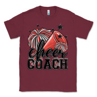 Burgundy cheer coach Classic Tee - MaliasSmallBusiness