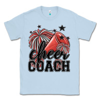 Dusty Blue cheer coach Classic Tee - MaliasSmallBusiness