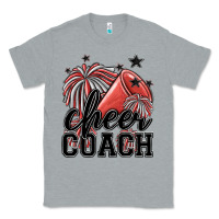Heather Grey cheer coach Classic Tee - MaliasSmallBusiness