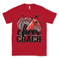 Red cheer coach Classic Tee - MaliasSmallBusiness