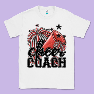 Cheer Coach Classic Tee Designed By Maliassmallbusiness