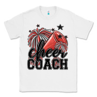 White cheer coach Classic Tee - MaliasSmallBusiness
