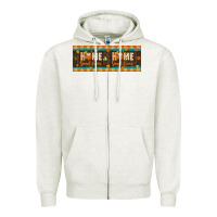 Oatmeal Heather home sweet home 11 oz mug Zipper Hoodie - BundleAndBundleShop