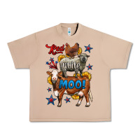 Burro red white moo farm animals 4th of july Urban Heavy Tee - LillyAllenDesigns