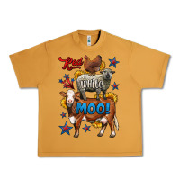 Peanut Butter red white moo farm animals 4th of july Urban Heavy Tee - LillyAllenDesigns