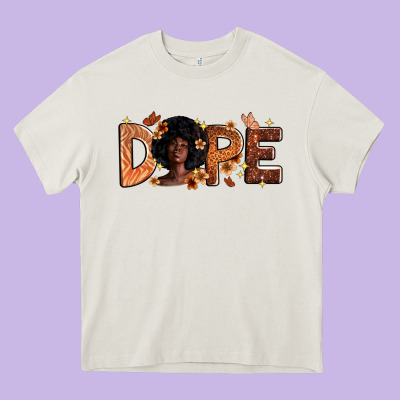 Dope Melanin Heavy Core Tee Designed By Zillion Design Studio