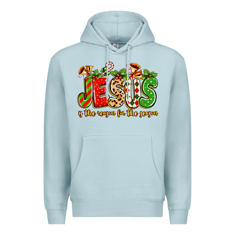 Jesus Is The Reason For The Season Premium Hoodie by texasbilliewilder | Teevron