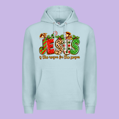 Jesus Is The Reason For The Season Premium Hoodie Designed By Texasbilliewilder