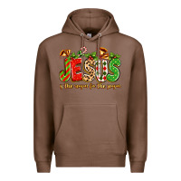 Chestnut jesus is the reason for the season Premium Hoodie - texasbilliewilder