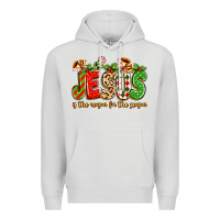 Dove Grey jesus is the reason for the season Premium Hoodie - texasbilliewilder
