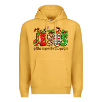 Mustard jesus is the reason for the season Premium Hoodie - texasbilliewilder