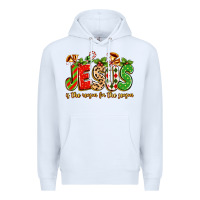 White jesus is the reason for the season Premium Hoodie - texasbilliewilder