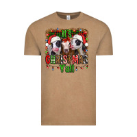Vintage Coffee it's christmas y'all heifers Vintage Tee - Jasminsmagicworld