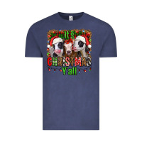 Vintage Denim it's christmas y'all heifers Vintage Tee - Jasminsmagicworld