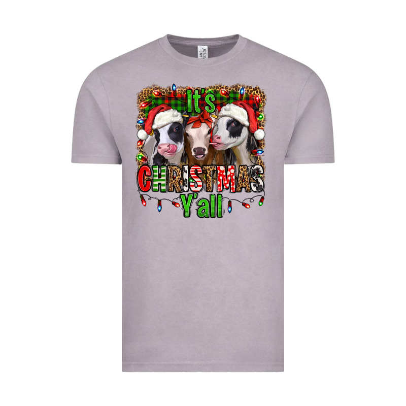 It's Christmas Y'all Heifers Vintage Tee by Jasminsmagicworld | Teevron