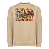 Mushroom Talk turkey to me Heavyweight Sweatshirt - NancyCooperArtShop