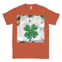 Copper shamrock patterned clothing Classic Tee - MaliasSmallBusiness
