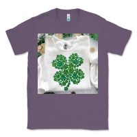 Lavender shamrock patterned clothing Classic Tee - MaliasSmallBusiness