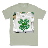 Matcha shamrock patterned clothing Classic Tee - MaliasSmallBusiness