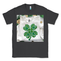 Smoke shamrock patterned clothing Classic Tee - MaliasSmallBusiness