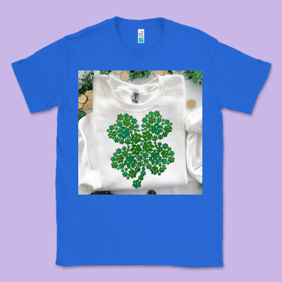 Shamrock Patterned Clothing Classic Tee Designed By Maliassmallbusiness