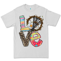 Dove Grey Love crown of thorns Easter Day Premium Tee - CowGirlArtShop