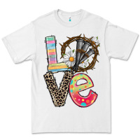 White Love crown of thorns Easter Day Premium Tee - CowGirlArtShop