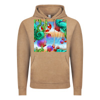 Vintage Coffee seahorse and beach Vintage Hoodie - BundleAndBundleShop