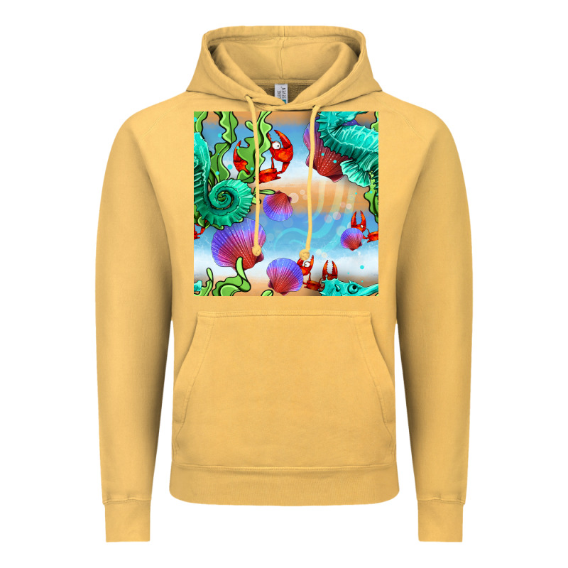 Seahorse And Beach Vintage Hoodie by BundleAndBundleShop | Teevron