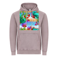 Vintage Zinc seahorse and beach Vintage Hoodie - BundleAndBundleShop