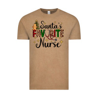 Vintage Coffee santa's favorite nurse Vintage Tee - AdoDesignShop