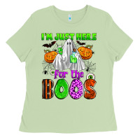 Matcha i'm just here for the boos Ladies Tee - Zillion Design Studio