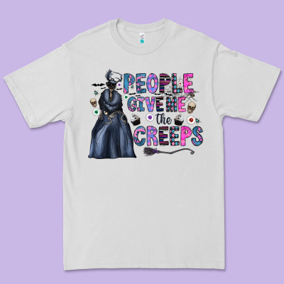 People Give Me The Creeps Premium Tee Designed By Cowhidedigitalart