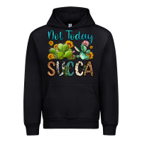 Black not today succa Urban Hoodie - OliviaCreatesArt