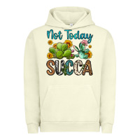 Pigment Pistachio not today succa Urban Hoodie - OliviaCreatesArt