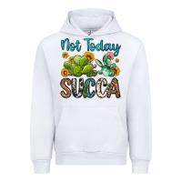 White not today succa Urban Hoodie - OliviaCreatesArt