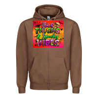 Chestnut thick thighs and spooky vibes tumbler Zipper Hoodie - BundleAndBundleShop