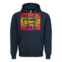 Navy thick thighs and spooky vibes tumbler Zipper Hoodie - BundleAndBundleShop