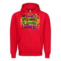 Red thick thighs and spooky vibes tumbler Zipper Hoodie - BundleAndBundleShop