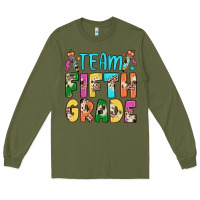 Army Green team fifth grade Long Sleeve Tee - JahusDesignShop