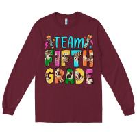 Burgundy team fifth grade Long Sleeve Tee - JahusDesignShop