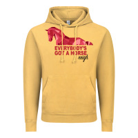 Vintage Mustard Everybody's Got A Horse Neigh Vintage Hoodie - Bettercallsaul