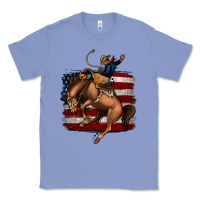 Colony Blue Bucking Bronco Classic Tee - Jasminsmagicworld